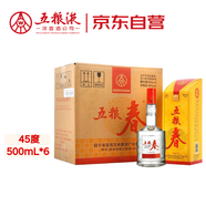 五糧液股份 五糧春 第一代 濃香型白酒 45度 500mL*6瓶 整箱原箱裝