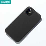 億色（ESR）iPhone12ProMax液態(tài)硅膠軟殼防摔全包保護套潮牌手機殼 12__mini【實(shí)色黑】硅膠殼 iPhone_12