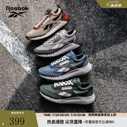 Reebok銳步官方24新品男女CL LEGACY W+蕾格西黑武士休閑復(fù)古跑鞋 100222339 鴿子灰 38.5 (24.5cm),US: 6.5