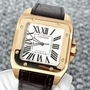 【二手99新】卡地亞男表坦克系列劉德華同款 羅馬刻度自動(dòng)機械/石英商務(wù)休閑男女表 二手奢侈品腕表 【山度士】中號黃金W20112Y1 99新