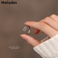 墨利亞（Meliades）s925純銀復古泰銀枯樹(shù)枝戒指韓系小眾非主流個(gè)性設計可調節開(kāi)口戒 泰銀色