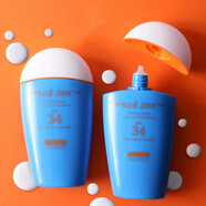 藍(lán)色之戀隔離防曬乳SPF34+男女適用75ml防紫外線防曬黑持久防曬霜 2支
