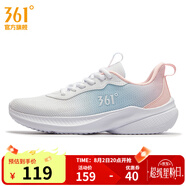361度女鞋運(yùn)動(dòng)鞋2025年夏季新款女常規(guī)跑鞋 361度白/桃心粉 37