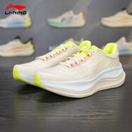 李寧越影5 PRO跑鞋男2025新品反光輕量高回彈緩震保護跑鞋ARHV013 珠母白ARHV013-6 39.5
