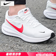 耐克（NIKE）男鞋跑步鞋 25夏季新款運動鞋耐磨登山休閑鞋子男網(wǎng)面透氣慢跑鞋 102-革命者8/白色紅勾/曬圖退10建議拍大半碼 42 （內(nèi)長265mm）