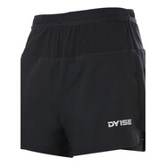 （五個(gè)口袋）DYISE運動(dòng)短褲透氣排汗速干防走光健身跑步褲23006 黑色 均碼 L100-110斤