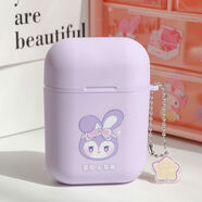 可愛(ài)耳機學(xué)生潤唇膏保濕兒童少女心兩支無(wú)色保濕滋潤防干干裂護 紫星兔草莓派葡萄味草莓味