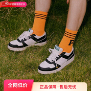 波尼（PONY） 復(fù)古男女滑板鞋減震耐磨低幫情侶運(yùn)動(dòng)休閑板鞋23U1ST05 231U1ST03BK 白/黑 41
