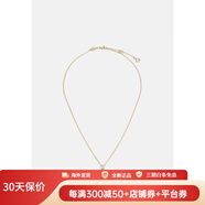 施華洛世奇（SWAROVSKI）女士心形吊墜項鏈 水晶飾品 通勤休閑日常佩戴 生日情人節(jié)禮物 gold-coloured/red ONE SIZE