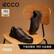 愛(ài)步（ECCO）商務(wù)皮鞋 男士休閑皮鞋男鞋牛皮鞋子正裝鞋 雅仕207124 可可棕20712401482 41