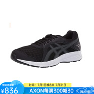 亞瑟士（asics）男鞋緩沖跑步鞋舒適馬拉松運(yùn)動鞋JOLT-1011A167 Black/Steel Grey 8=41.5碼