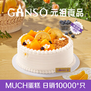 元祖（GANSO）6號(hào)水果之戀冰淇淋蛋糕580g 生日蛋糕同城配送 動(dòng)物奶油網(wǎng)紅冰品