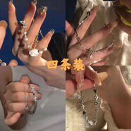 琪美戀山茶花手鏈女2025年新款高顏值學(xué)生黨輕奢小眾精致閨蜜手串飾品 熱賣(mài)四件套