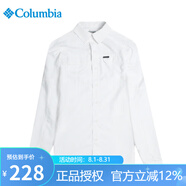 Columbia哥倫比亞戶(hù)外男士休閑速干透氣防曬防紫外線(xiàn)UPF50長(cháng)袖襯衫AE0651 100 M