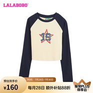 拉拉波波（LALABOBO）LALABOBO T恤女|CBDA-WSDT12 米色 S
