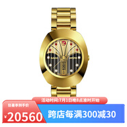 雷達（RADO）瑞士手表DiaStar 男表鑲鉆時(shí)標自動(dòng)機械表個(gè)性大金表 金色