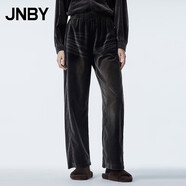 江南布衣（JNBY）秋季休閑褲女直筒褲子棉質(zhì)寬松通勤褲女秋冬長(cháng)褲女
