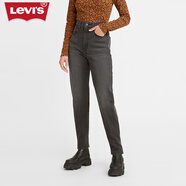 Levi's【特價來襲】李維斯女士老錢風美式復古休閑cleanfit牛仔褲 灰黑色2 26 (29)