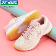 YONEX尤尼克斯羽毛球鞋yy入門(mén)級訓練減震動(dòng)力墊女SHB101CR米粉38