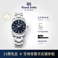 冠藍(lán)獅（Grand Seiko）gs日本原裝進(jìn)口SD機(jī)芯抗磁防水大三針鋼帶男表SBGA437G 藍(lán)盤SBGA439G