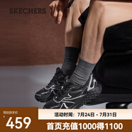 斯凱奇（Skechers）男士跑步鞋休閑百搭232749 黑色/BLK 39