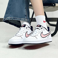 耐克（NIKE）女鞋COURT低幫板鞋2025秋冬季新款透氣經(jīng)典休閑鞋運動(dòng)鞋小白鞋 白色藍色粉色DB3090-100 36