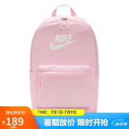 耐克（NIKE）男女雙肩包背包 電腦包旅行包書包 DC4244-664 粉