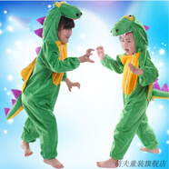 萌夫（MENGFU）六一兒童動物表演服裝幼兒園演出舞臺服飾男女童卡通裝扮小猴子貓 恐龍 120（建議身高105-120）