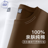JEANSWEST CLUB真維斯短袖t恤男夏季純棉舒適寬松男士半袖休閑簡約純色男款上衣