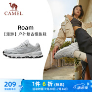 駱駝（CAMEL）漫游戶(hù)外復(fù)古慢跑鞋女休閑運(yùn)動(dòng) K23S09L7014-1 奶白/椰灰36