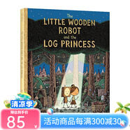 Tom Gauld 小木制機(jī)器人和原木公主 The Little Wooden Robot and the Log Princess 英文原版進(jìn)口兒童繪本故事 . 夢想童趣城