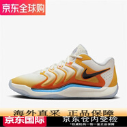 耐克（NIKE）男女新款KD17 杜蘭特17代輕便透氣緩震氣墊實戰(zhàn)籃球鞋場上運動鞋 大學金/安全橙 42.5 US9