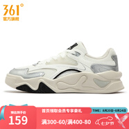 361度女運(yùn)動(dòng)鞋秋季新款361度女板鞋 羽毛白/銀白色 39