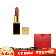湯姆福特（TOM FORD）TF 黑管 烈焰幻魅口紅 奶油滋潤 易上色氣色素顏 3g 配件 #03NUBILE 3g 無禮盒