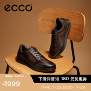 愛(ài)步（ECCO）商務(wù)皮鞋 男士休閑皮鞋男鞋牛皮鞋子正裝鞋 雅仕207124 可可棕20712401482 41