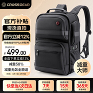 CROSSGEAR十字勛章減重大師商務(wù)雙肩背包男17.3寸電腦書(shū)包大容量出差旅行包