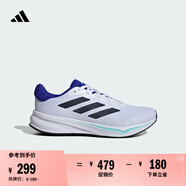 adidas RESPONSE隨心暢跑舒適網(wǎng)面體測(cè)跑鞋男子阿迪達(dá)斯官方   白色/夜空藍(lán)/黑色   41