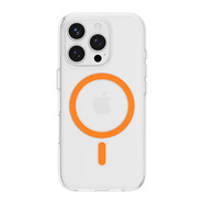 愛否晶簡(jiǎn)全包手機(jī)殼適用iPhone16ProMax磁吸透明軟邊防摔極簡(jiǎn)保護(hù)套二合一晶透殼推薦 透橙_軟包邊強(qiáng)磁吸 iPhone_16_pro