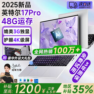 HUAKIN【全網(wǎng)熱銷(xiāo)100萬(wàn)+】2025英特爾17代酷睿i9獨顯筆記本電腦高性能粉色輕薄本學(xué)生設計辦公AI游戲本 酷睿i9級17代Pro銀+媲美3G獨顯+游戲設計 48G超速運存+1T固態(tài)（店長(cháng)力推