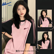 回力運(yùn)動(dòng)服女夏2025新款爆款超好看休閑短袖短褲學(xué)生減齡健身休閑穿搭