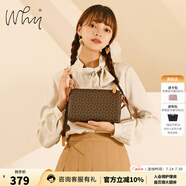 why女包時尚經(jīng)典小方包優(yōu)雅斜挎手機(jī)包百搭包包女包送媽媽送婆婆禮物 啡色
