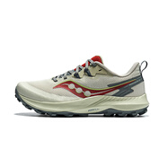 索康尼（SAUCONY）游隼14男情侶戶外越野舒適跑鞋徒步鞋運動鞋跑山鞋正品 卡基紅【男款】 40.5