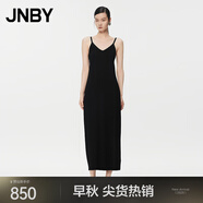 JNBY/江南布衣春夏連衣裙吊帶毛衫氣質(zhì)優(yōu)雅設(shè)計(jì)感V領(lǐng)OL風(fēng)5O5G12600 001/本黑 XS