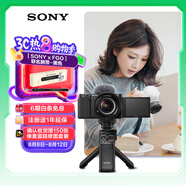 索尼（SONY）【政府補(bǔ)貼】ZV-E10L APS-C半畫(huà)幅微單相機(jī) 存儲(chǔ)卡電池藍(lán)牙手柄套裝 美膚拍照 精準(zhǔn)對(duì)焦 VLOG 黑色