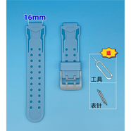 通用兒童電話手表表帶16mm飛利浦魅米金立/聯(lián)想A3艾蔻硅膠表帶 16mm接口藍(lán)色表帶（閃電款） 認(rèn)準(zhǔn)手表接口尺寸16mm