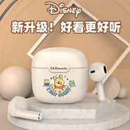 迪士尼（DISNEY） 【2024新款】藍牙耳機聯(lián)名真無線降噪半入耳式運動跑步音樂高音質(zhì)超長續(xù)航適用于華為蘋果tws 【松松維尼】藍牙5.3+HIFI重低音