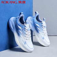 奧康男鞋2025新款網(wǎng)面鞋春秋款跑鞋男鞋果凍底運動鞋時尚跑鞋休閑鞋 灰藍 39 (245mm)