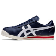 Onitsuka Tiger鬼塚虎Corsair簡(jiǎn)約防滑耐磨低幫跑步鞋男女同款深藍色 37.5