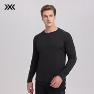 XBIONIC艾德羊毛COOLMAX長(zhǎng)袖T恤男打底抑菌舒適透氣休閑秋冬新品 25811 深炭灰 L