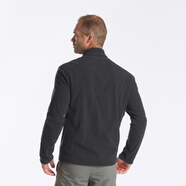 迪卡儂（DECATHLON）保暖戶外抓絨衣外套男女運(yùn)動(dòng)寬松秋搖粒絨外套沖鋒衣內(nèi)膽 男款-全拉鏈-黑色 XL